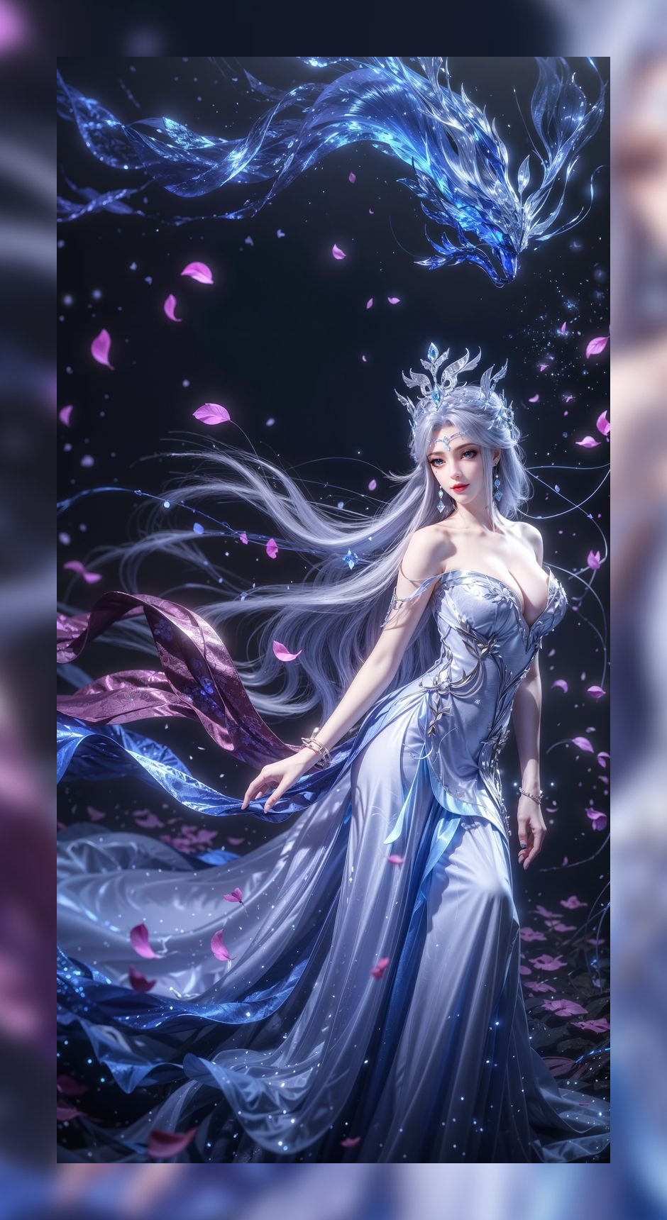 国风ai美女百炼成神宁雨蝶超清晰4k图包壁纸