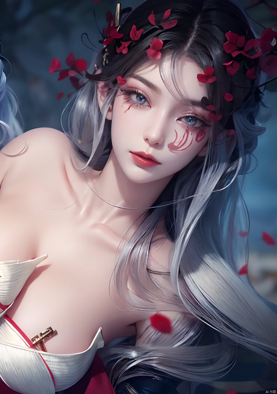 国风ai女生诛仙小白高清8k壁纸下载