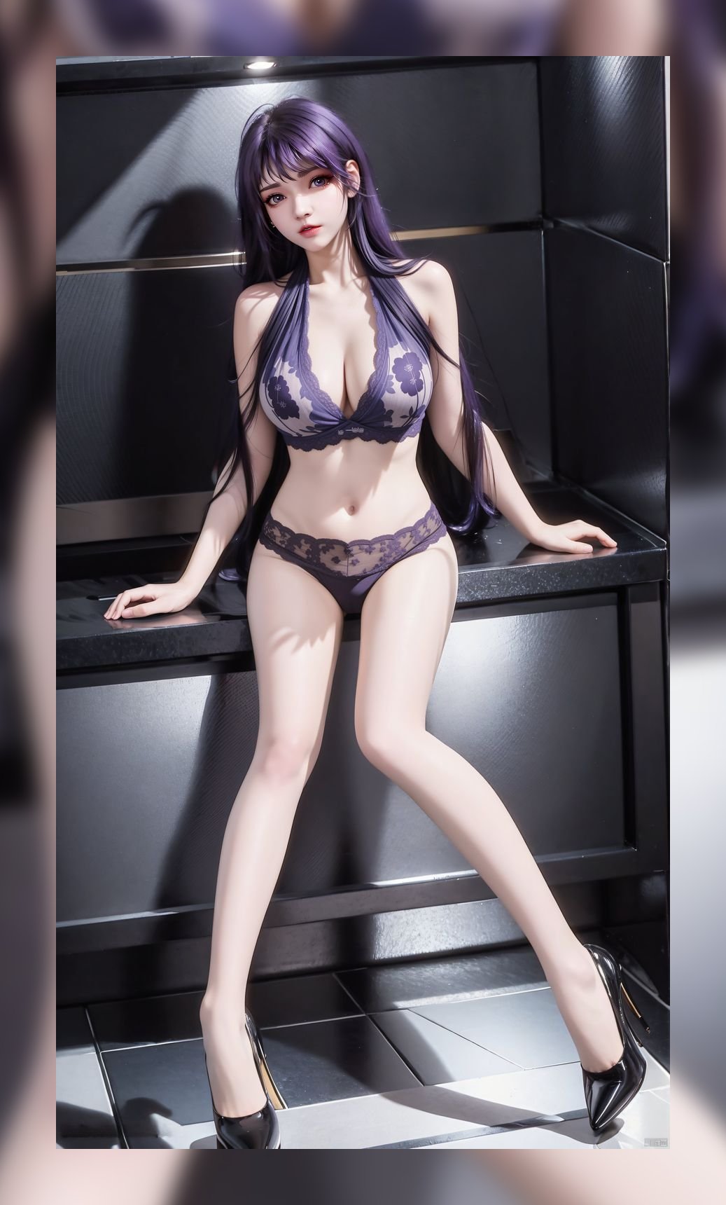 精美的建模脸神印王座圣采儿超清晰4k壁纸打包