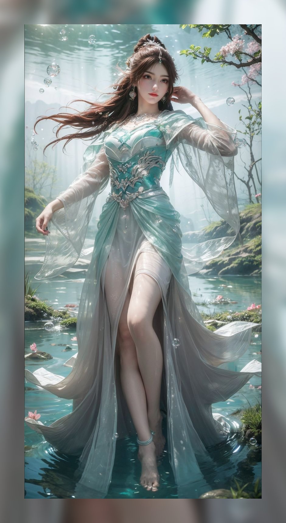 国风ai桌面完美世界叶倾仙精美8k壁纸下载