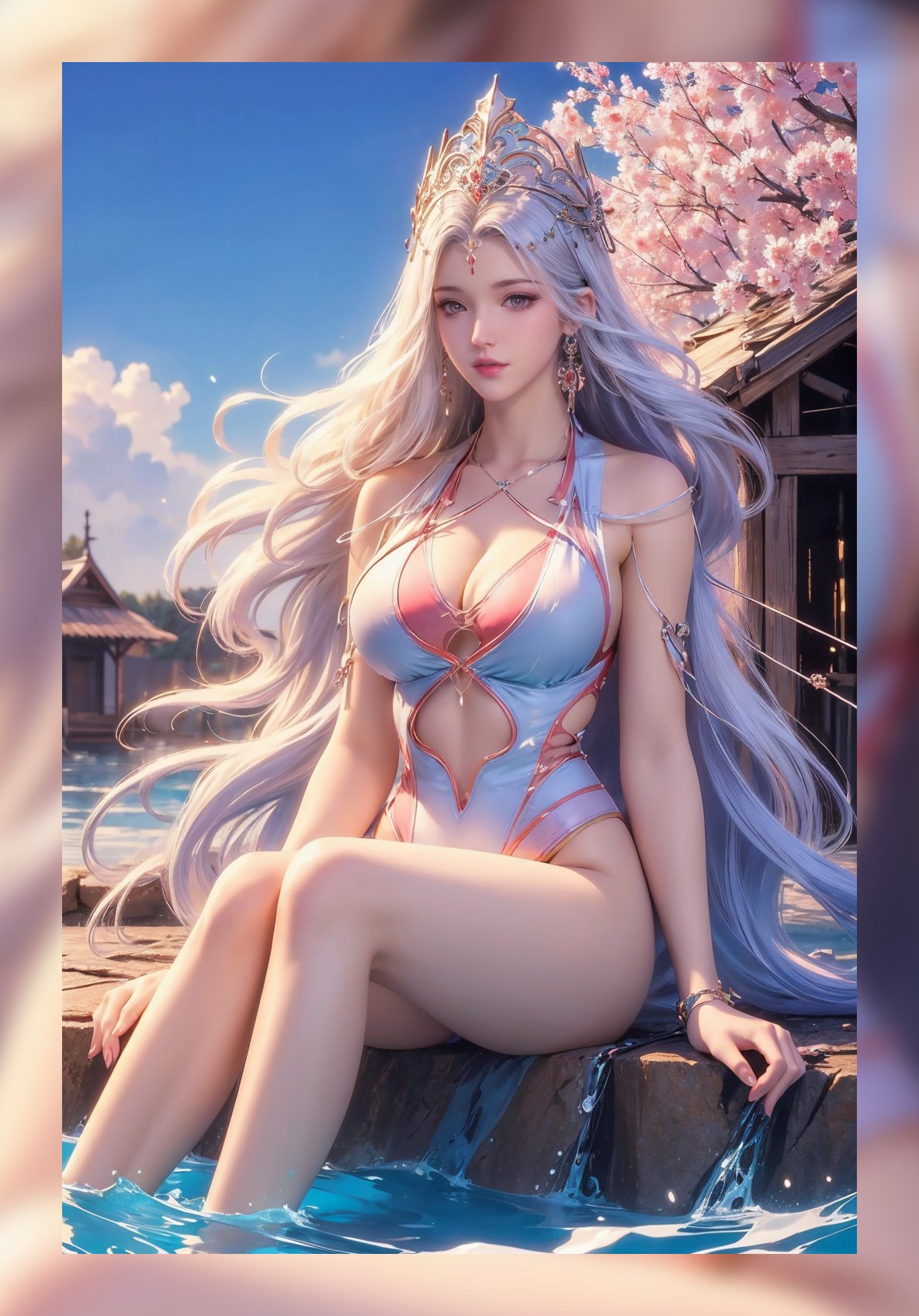 精美的ai美女斗罗大陆波塞西精美8k图包打包