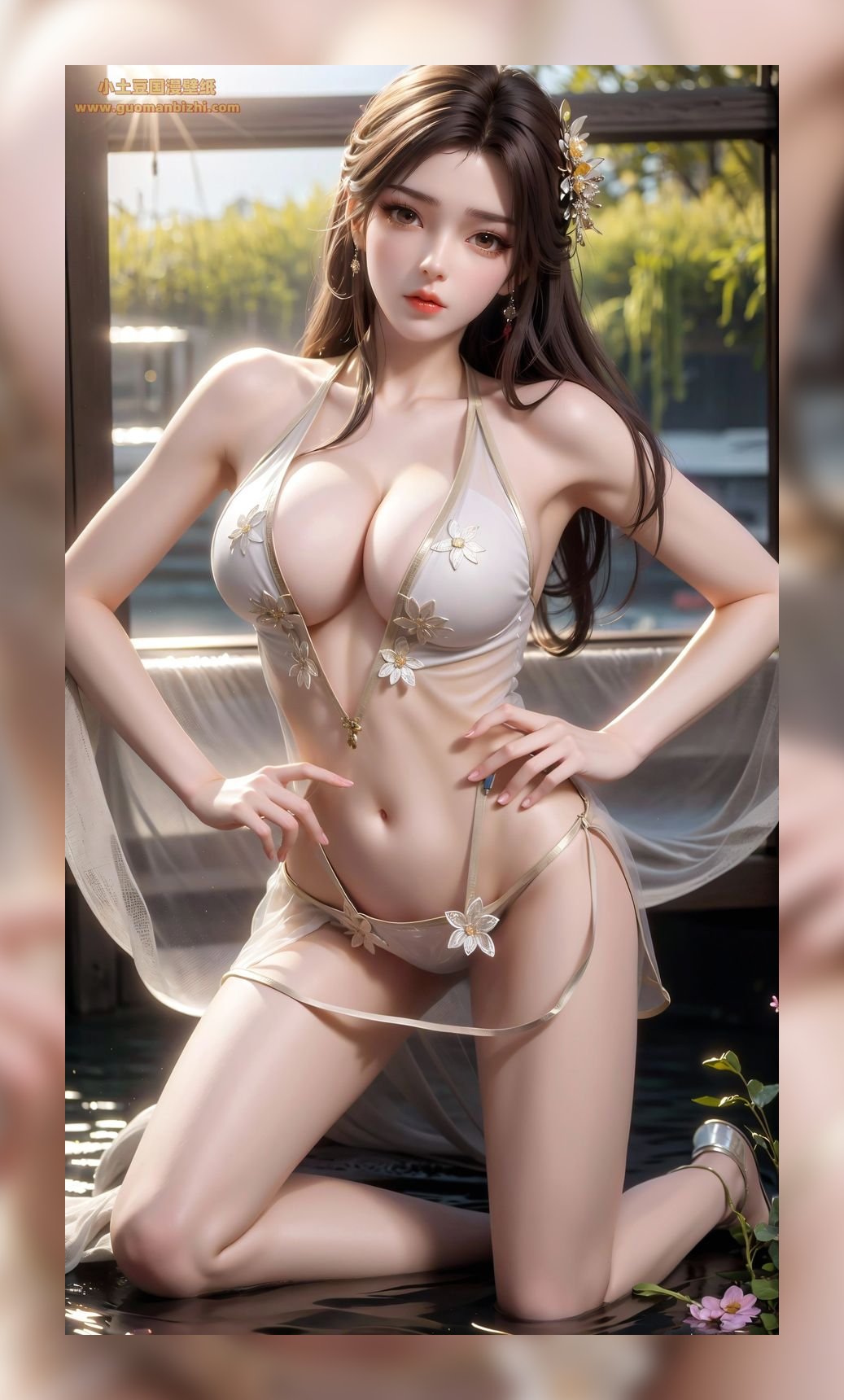 精致建模身材完美世界火灵儿高分辨率6k壁纸打包