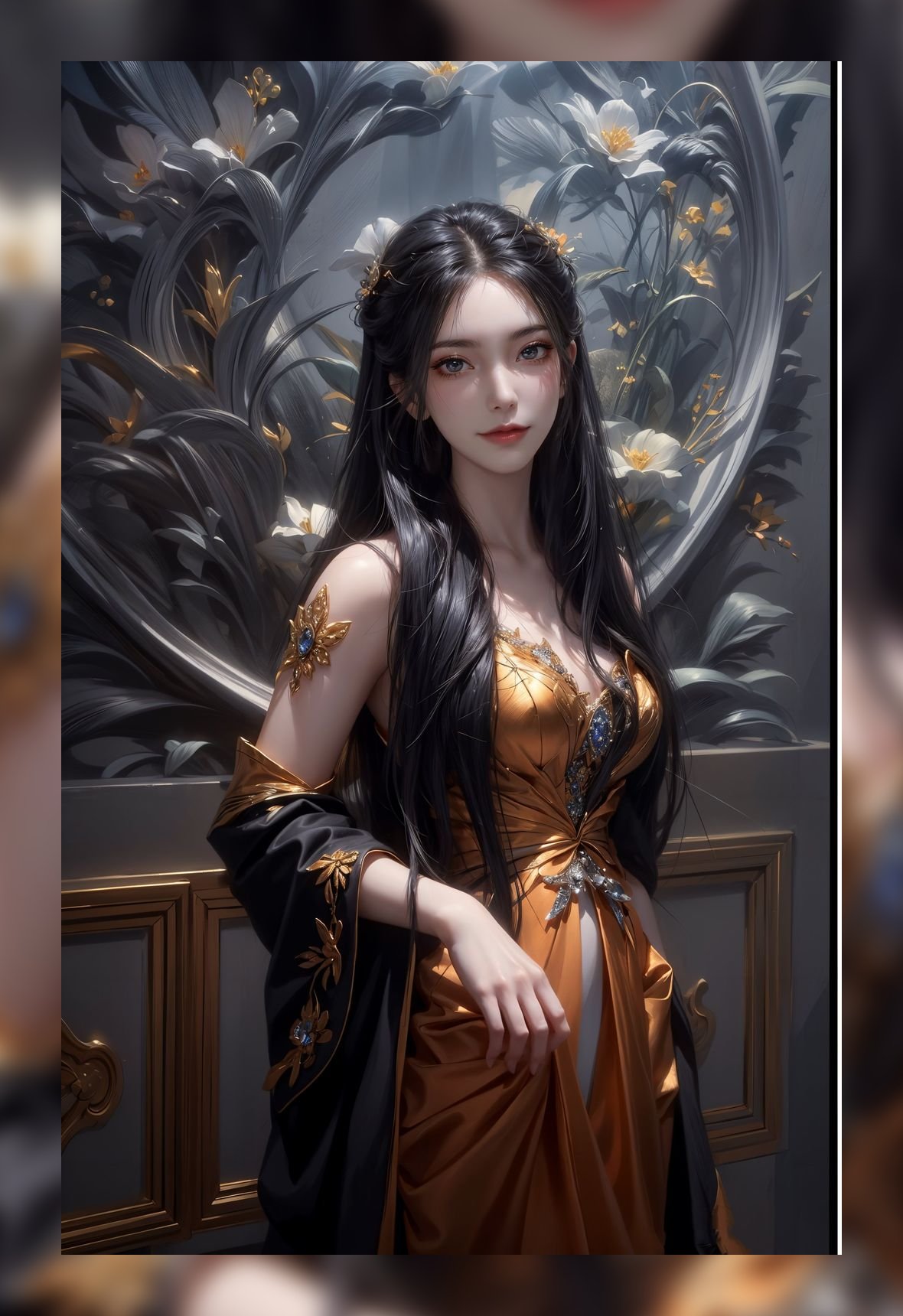 炸裂的ai桌布天行九歌焰灵姬超清6k图包下载