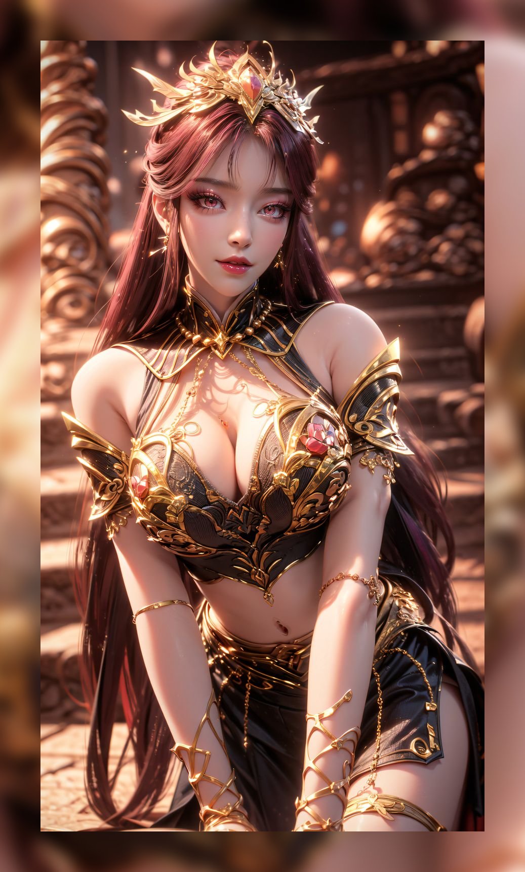 国风ai生成百炼成神毒血夫人6k合集壁纸