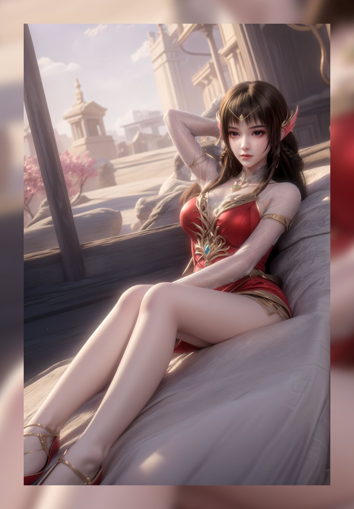 精美的ai桌面百炼成神云落优质6k壁纸下载