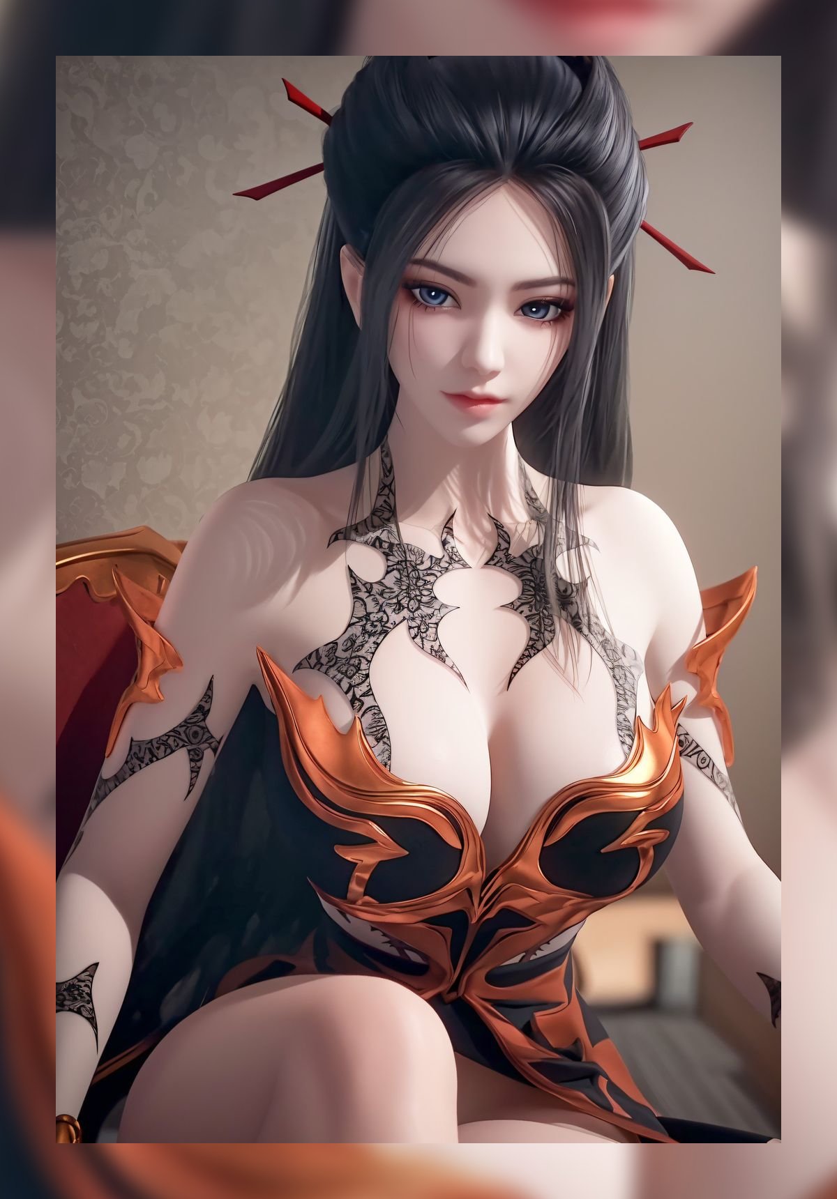 炸裂的ai美女天行九歌焰灵姬高清6k压缩包下载