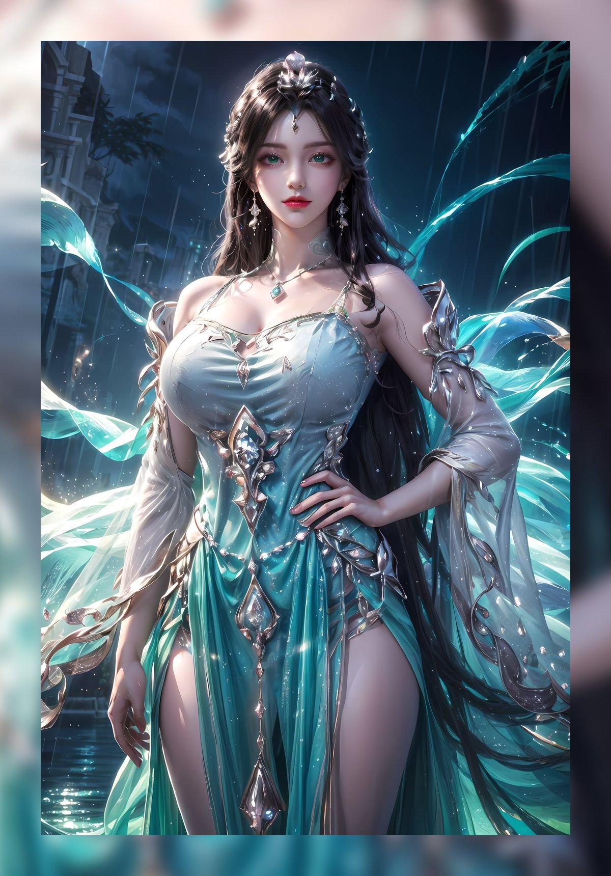 高品质ai素材完美世界柳神高分辨率8k壁纸打包
