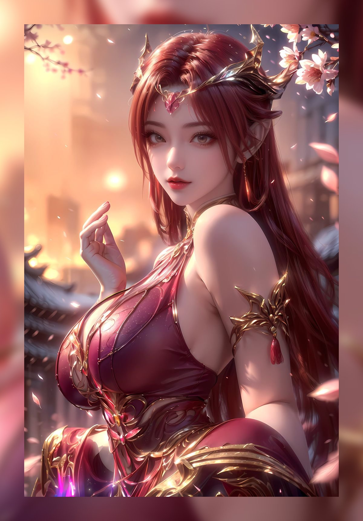 精致ai女神百炼成神妖夜超清6k图包打包