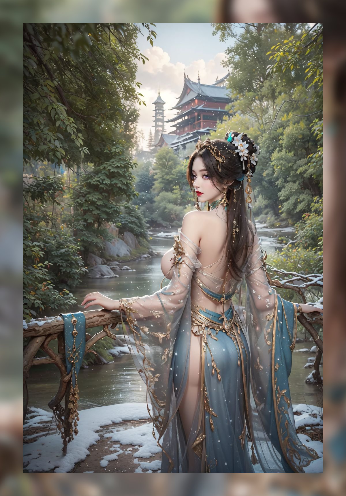 最新ai桌面完美世界柳神超清4k壁纸下载