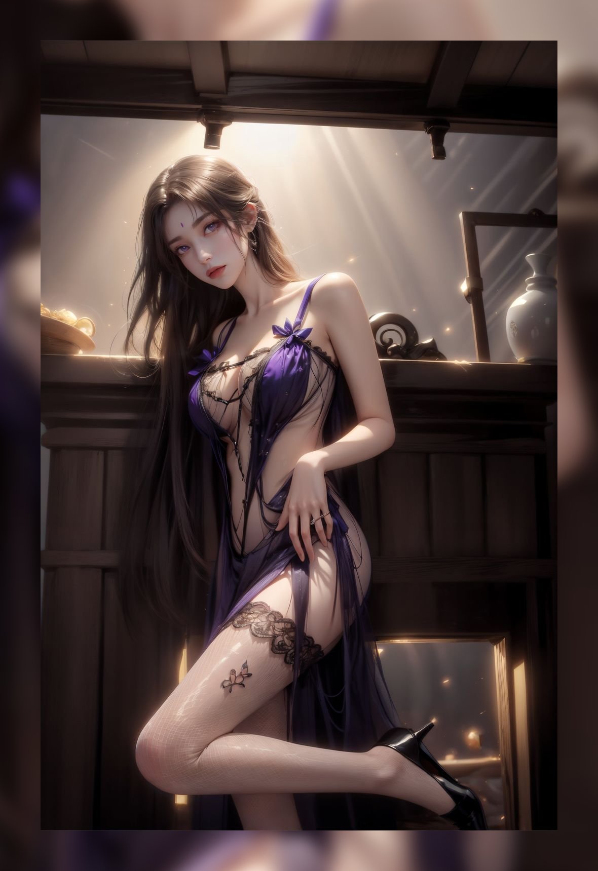 国潮素材完美世界月婵优质6k壁纸打包