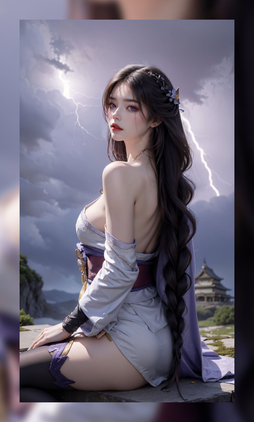 国风建模脸原神雷电将军高清6k整理打包