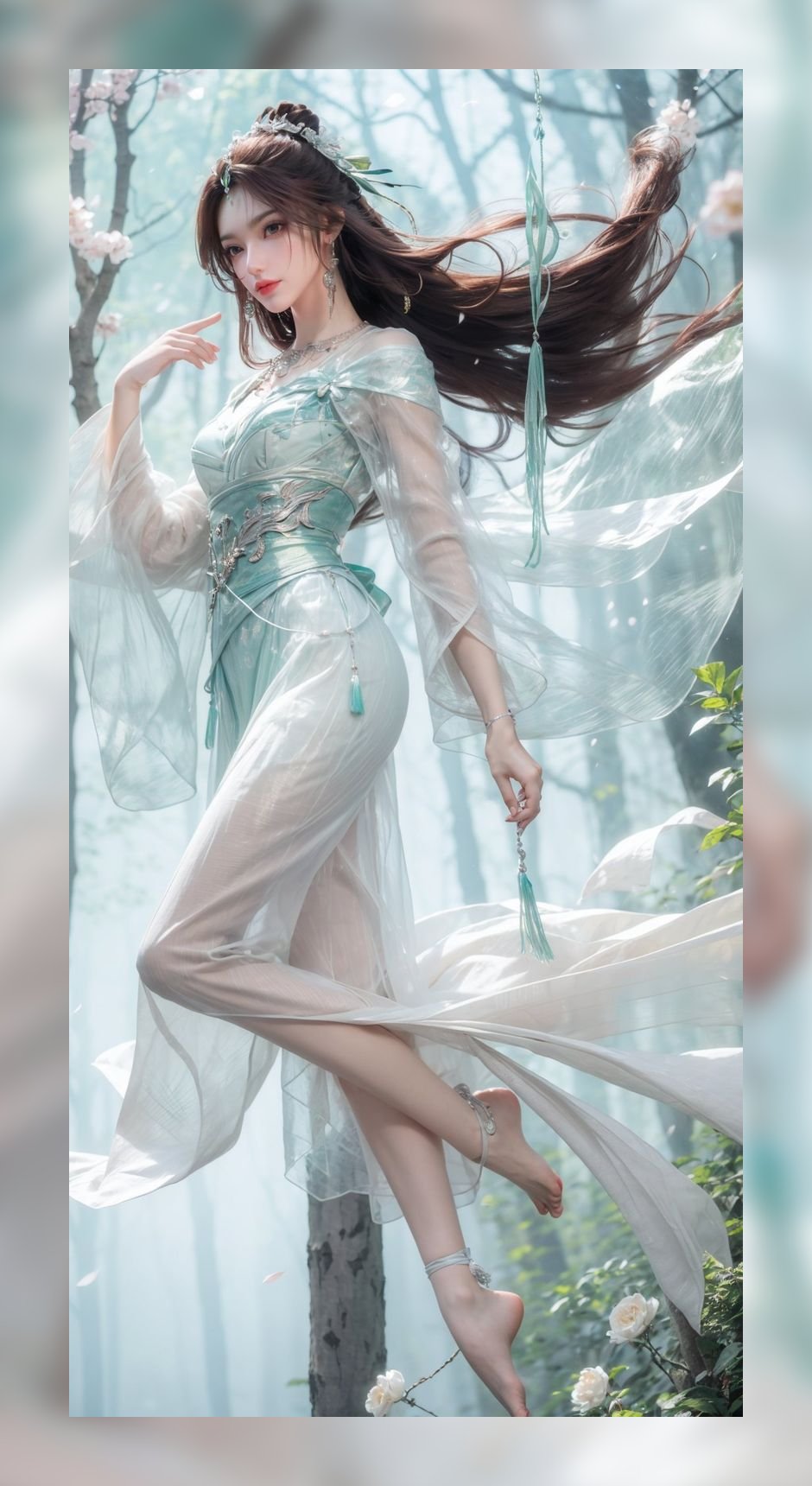热门ai素材完美世界叶倾仙超清晰4k打包下载