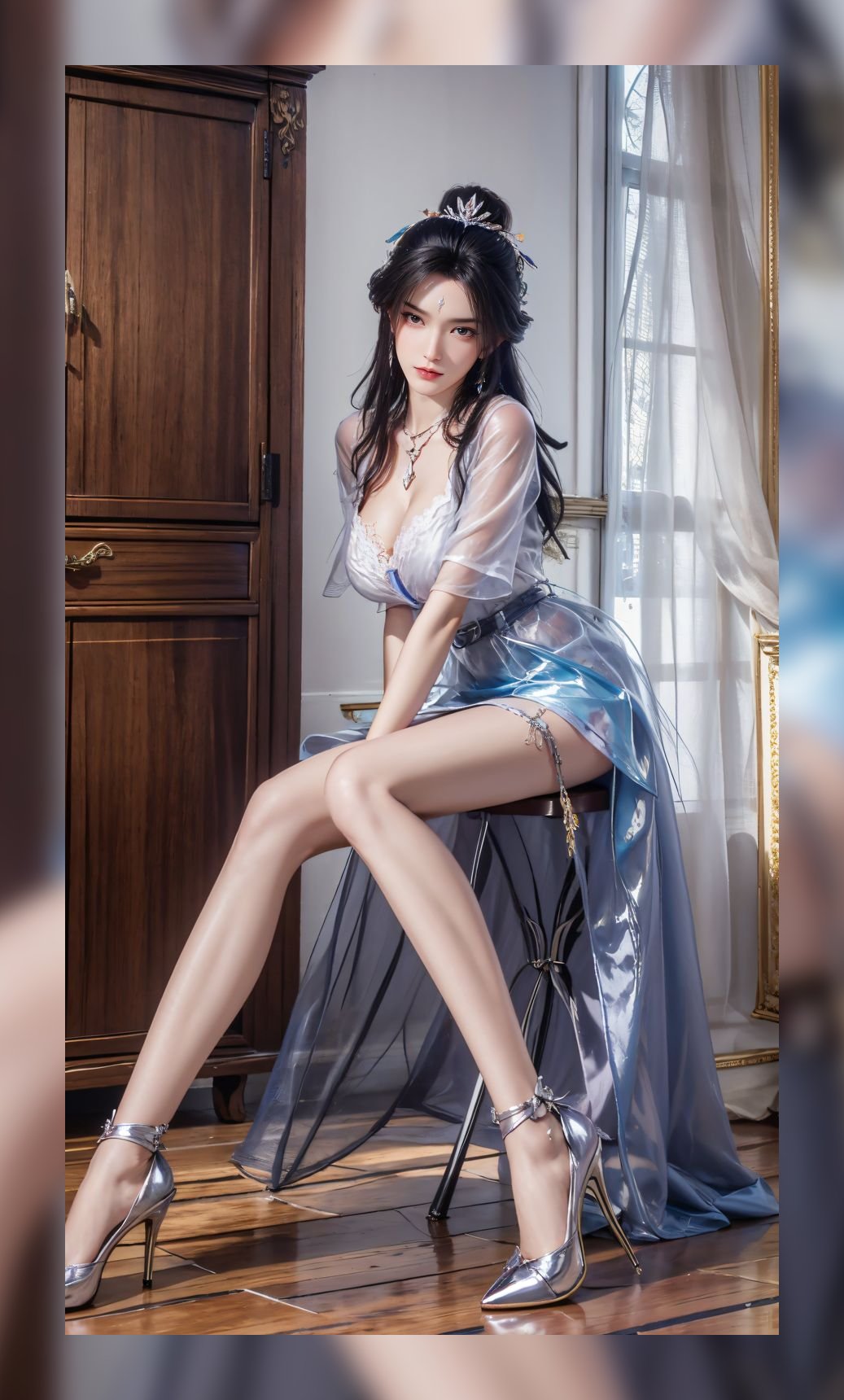 优秀作品性感诛仙陆雪琪精美8k壁纸网盘下载