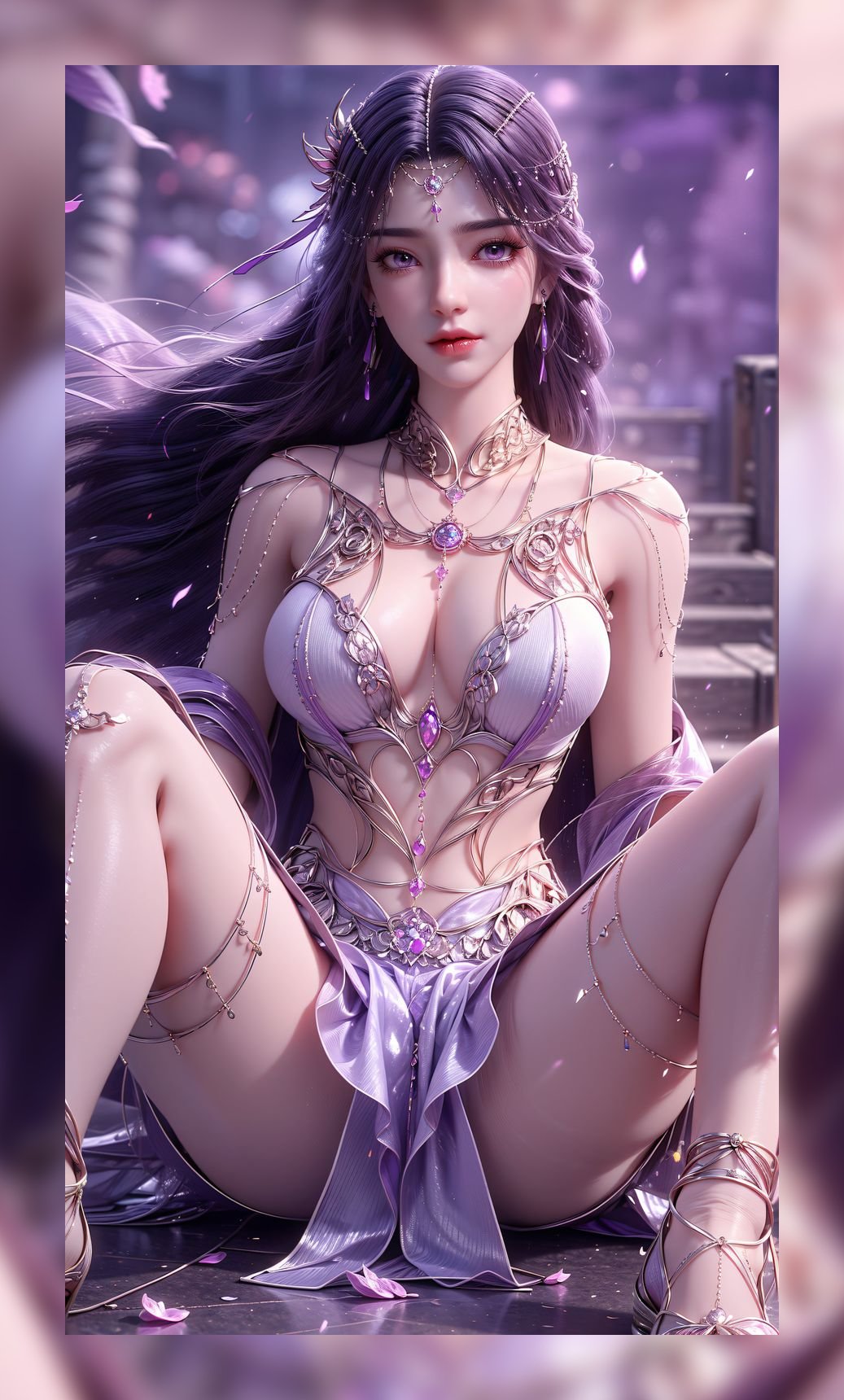 热门ai绘画完美世界云曦高分辨率4k合集下载