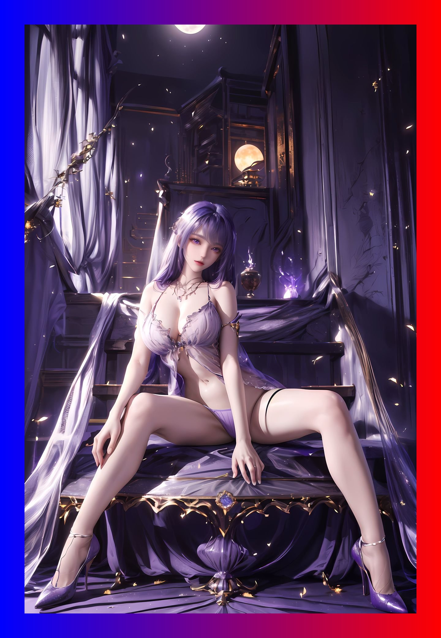 优秀作品ai美女神印王座圣采儿高分辨率4k图包下载